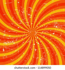 Coffee abstract hypnotic background. vector illustration