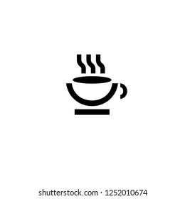 coffee abstract logotype - vector illustration