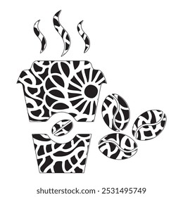 
Coffee Animal Mandala, Animal Silhouette
