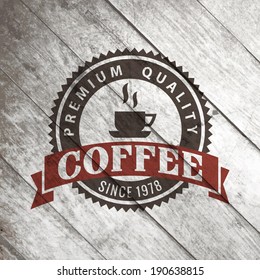 coffee antique retro coffee vector stamp on the elderly timber texture coffee espresso classical product bean traditional isolated wood cafe mature mark elderly luxurious imprint latte old-fashioned t