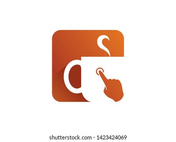 Coffee App Logo Template, Icon, Symbol