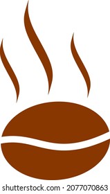 Icono de aroma de café con estilo plano. Icono de aroma de café vector aislado en un fondo blanco.