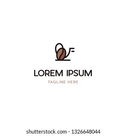 Coffee Aroma Latte Creative Vector Logo Design