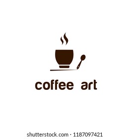coffee art design vector