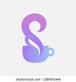 coffee and art logo design