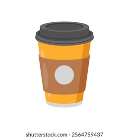 Coffee , Autumn Isolated Vector Illustration