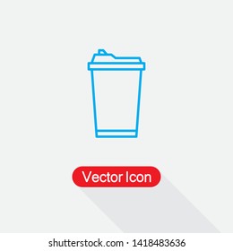 Coffee away Cup Icon Vector Illustration Eps10