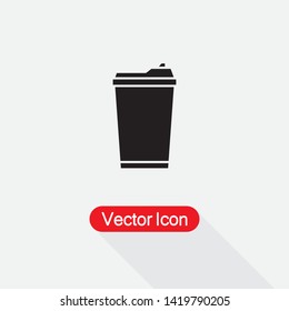Coffee Away Cup Icon Vector Illustration Eps10