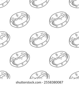 coffee background. Coffee beans pattern background. Coffee beans wallpaper. Coffee Beans Illustration for packaging.