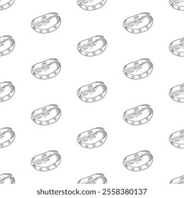 coffee background. Coffee beans pattern background. Coffee beans wallpaper. Coffee Beans Illustration for packaging.