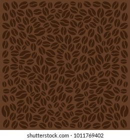 Coffee Background With Beans. Vector Illustration