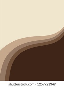 coffee background colors vector illustration
