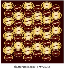 coffee background. coffee background concept on a dark background