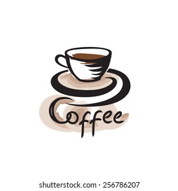 Coffee background. Coffee house concept.