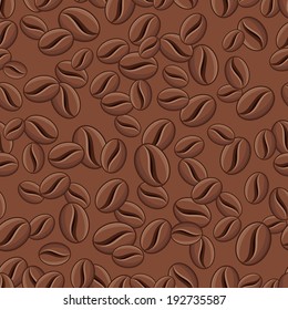 Coffee Background - Seamless Vector Pattern