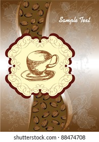 coffee background, coffee shop