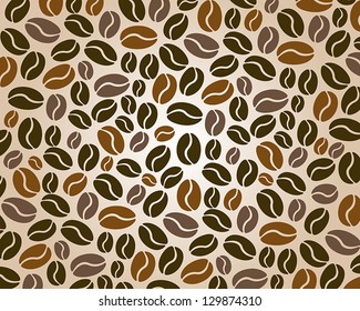 coffee background three color. coffee concept