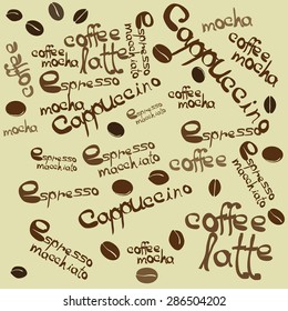 coffee background vector