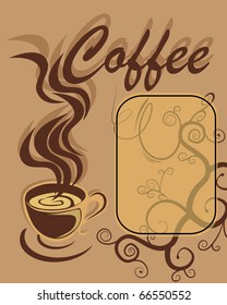 coffee background vector