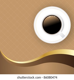 Coffee background. Vector. Clip-art