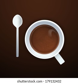 Coffee background Vector eps 10 