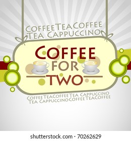 Coffee Background. Vector Illustration