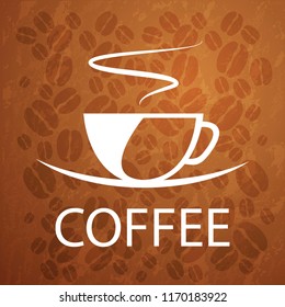 Coffee background. Vector illustration eps10.