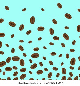 coffee background, for your design, coffee beans, take away, vector ilustration