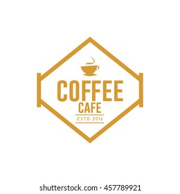 Coffee badge and logo vector illustration