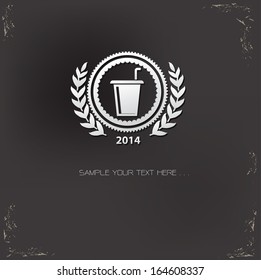 Coffee badge symbol,vector