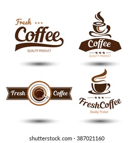 coffee badges and label design icon set , vector illustration