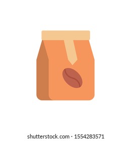 Coffee bag design, drink breakfast beverage shop morning restaurant theme Vector illustration