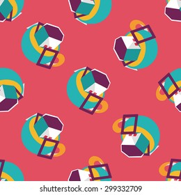 coffee bag flat icon,eps10 seamless pattern background
