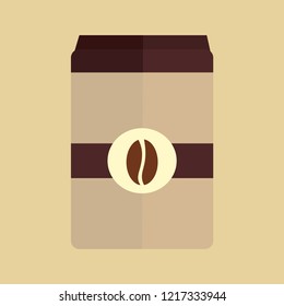 Coffee bag icon