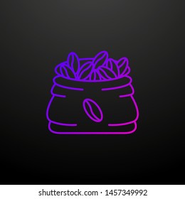 Coffee bag nolan icon. Elements of food and drink set. Simple icon for websites, web design, mobile app, info graphics