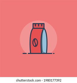 Bolsa para café - Embalaje para café ( Diseño plano )