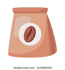 coffee bag product pack icon