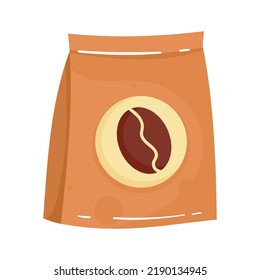 coffee bag product packing icon