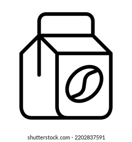 coffee bag symbol icon vector illustration
