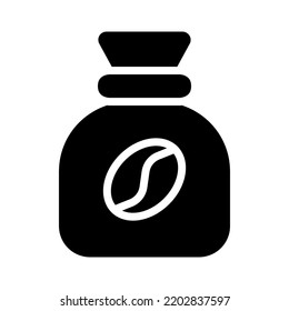 coffee bag symbol icon vector illustration