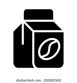 coffee bag symbol icon vector illustration