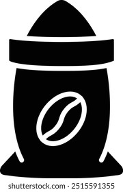 Coffee Bag Vector Icon Design Illustration