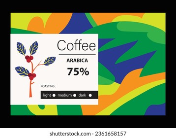 coffee banner of art vector for label sticker packaging, brochure, poster, coffee shop, menu, art coffee, pattern, name card, postcard, advertising