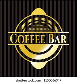 Coffee Bar golden emblem