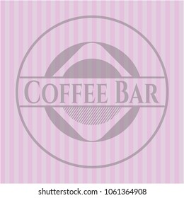 Coffee Bar pink emblem