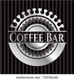 Coffee Bar silvery badge