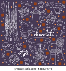 coffee. barcelona, food and drink