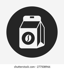 coffee bean bag icon
