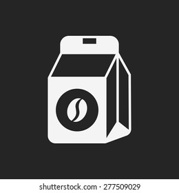 coffee bean bag icon