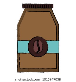 coffee bean bag product icon